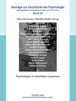 cover image of Psychologen in autoritären Systemen